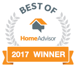 Best of HomeAdvisor - 2017 Winner